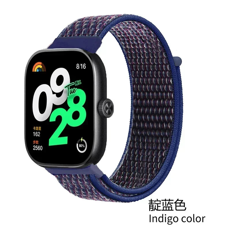 Nylon Strap for Xiaomi Redmi Watch 4/5/6 Adjustable Wristband Sport Watchband for Mi band 9 Pro/Mi Band 8 Pro Belt Accessories