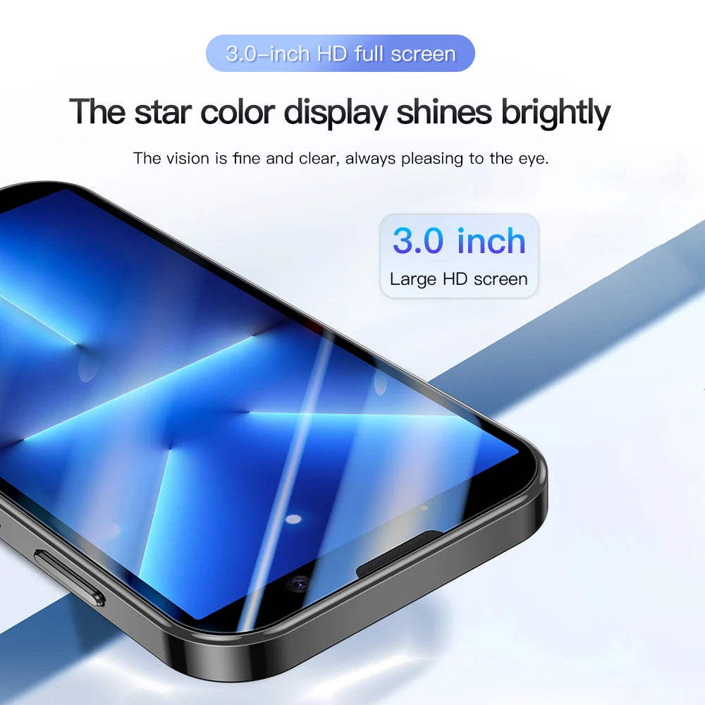 SOYES XS18 Pro 3.0" Mini Smartphone 2GB RAM 16GB ROM Facial Recognition Android9.0 Dual SIM Standby 1000mAh 3G Network Phone