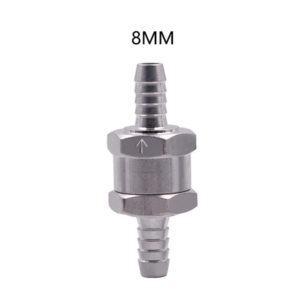 New Fuel Non Return Check Valve 6/8/10/12mm Aluminium Alloy Petrol Diesel Water Fuel Line One Way for Peugeot Renault