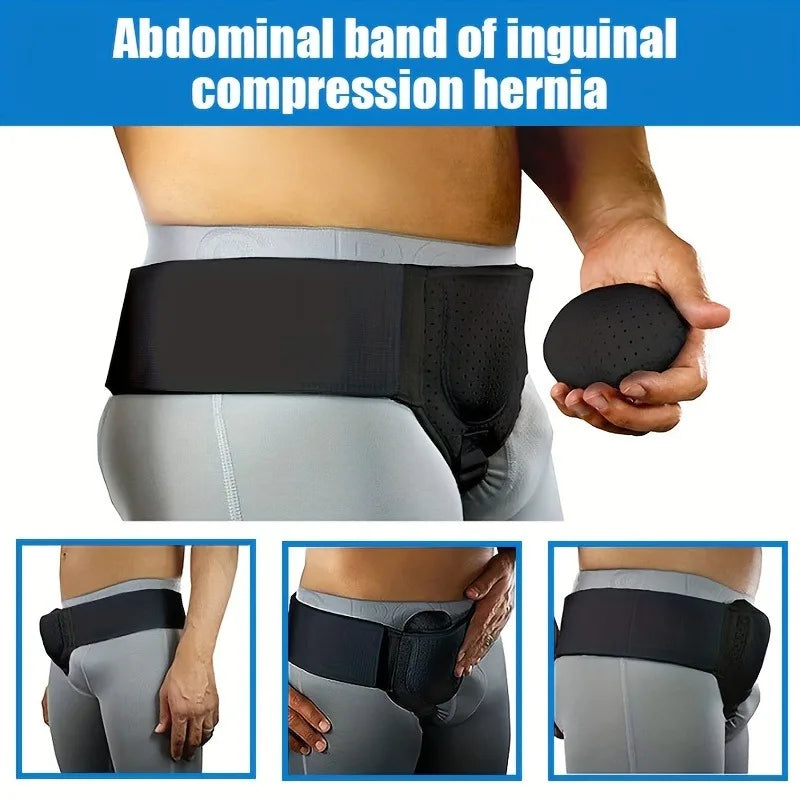 Hernia Belt Truss For Inguinal Sports Hernia Support Pain Relief Recovery Strap