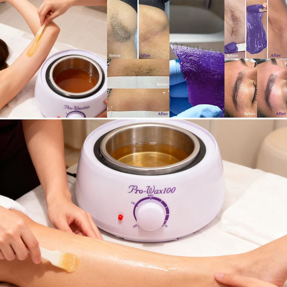 LULAA Electric Wax Heater Wax Melting Heater Portable Wax Heater Adjustable Temperature Suitable for Home and Nail Salon Use