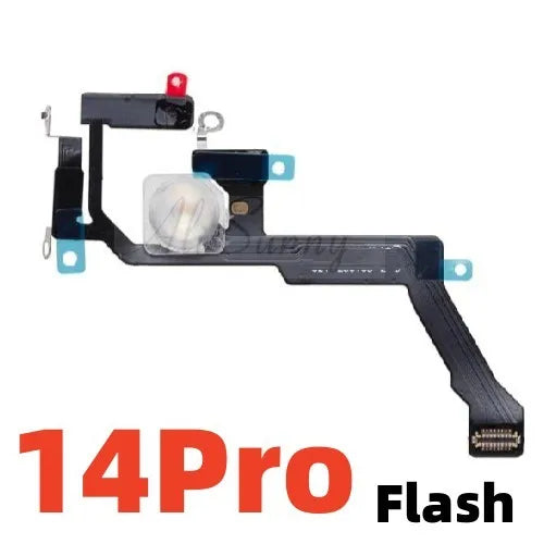 1pcs Distance Flash Flex Cable For iPhone 15 14 Plus 13 Pro Max 12 Proximity LED Light Sensor Ambient Flashlight