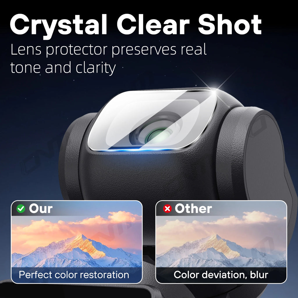 9H Tempered Glass For DJI Osmo Pocket 4 3, Ultra-Clear Glass Camera Lens Screen Protector Film For DJI Pocket4 Accessories