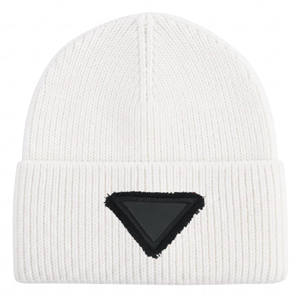 Winter Cotton Knitted Beanies Leather Heart Outdoor Hat Children Hats Personality Table hats girl hat boy hat