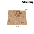 50/100Pcs Oil-Proof Paper Sheet Food Sandwich Packaging Paper Newspaper Style Greaseproof Deli Paper for Wrapping Burger Bread