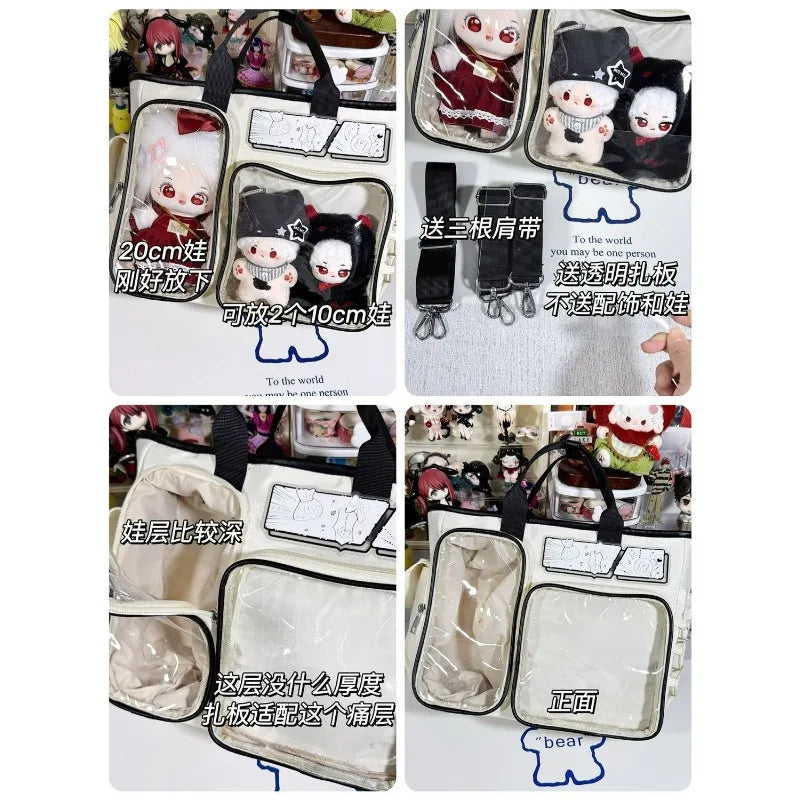 Japanese Cute Girl Ulzzang Ita Bag Daily Commuting School Bag Backpack Fashionable Y2K Shoulder Bag Dolls Bag Bags for Women
