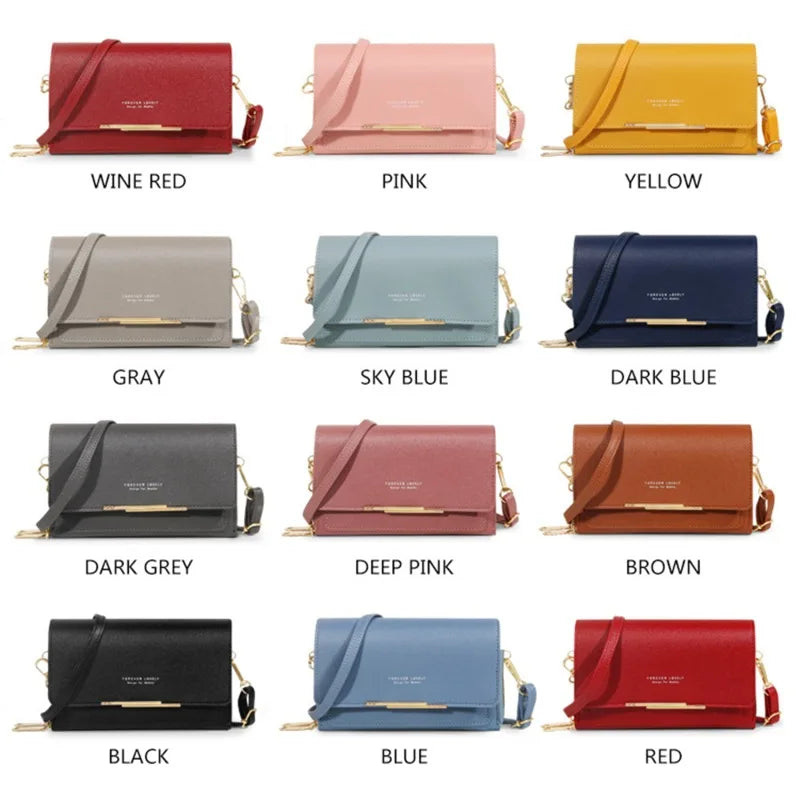 1PC Retro Fashion PU Leather Women Shoulder Bags Ladies Large-capacity Wallet Cross Body Handbag Messenger Bag Luggage Bags