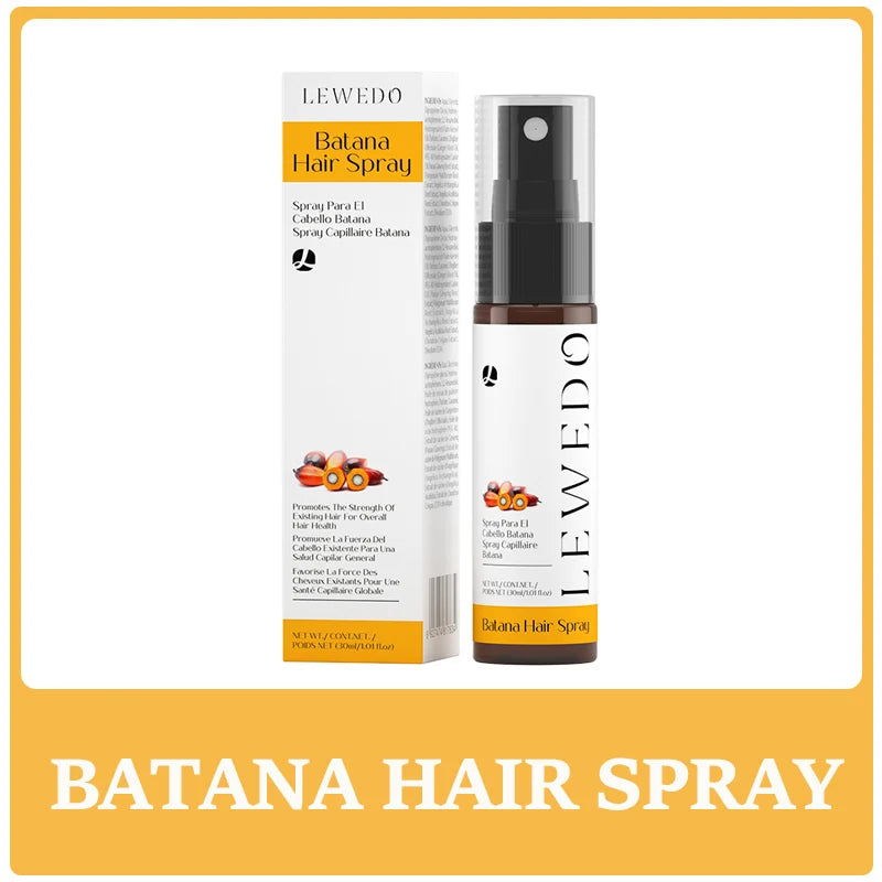 Batana Oil Hair Growth Kit Hair Strengthen Repair Split Ends Damage Increase Hair Thickness Smoothness Dense Hair Essential Oil
