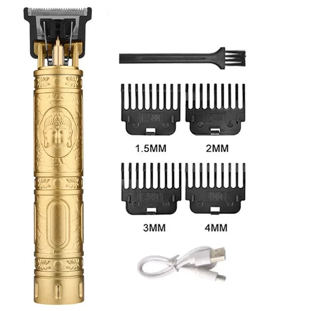 Electric Vintage Shaver Barber Cordless Hair Cutting Machine USB Charging Hair Trimmer Portable Hair Clipper Suitable For Men