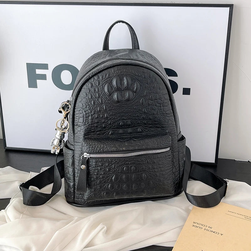 Women's Backpack Ladies Big Bagpack for Teenager Girl PU Leather Large Capacity Shoulder Bags for Women 2026 Mochilas Feminina