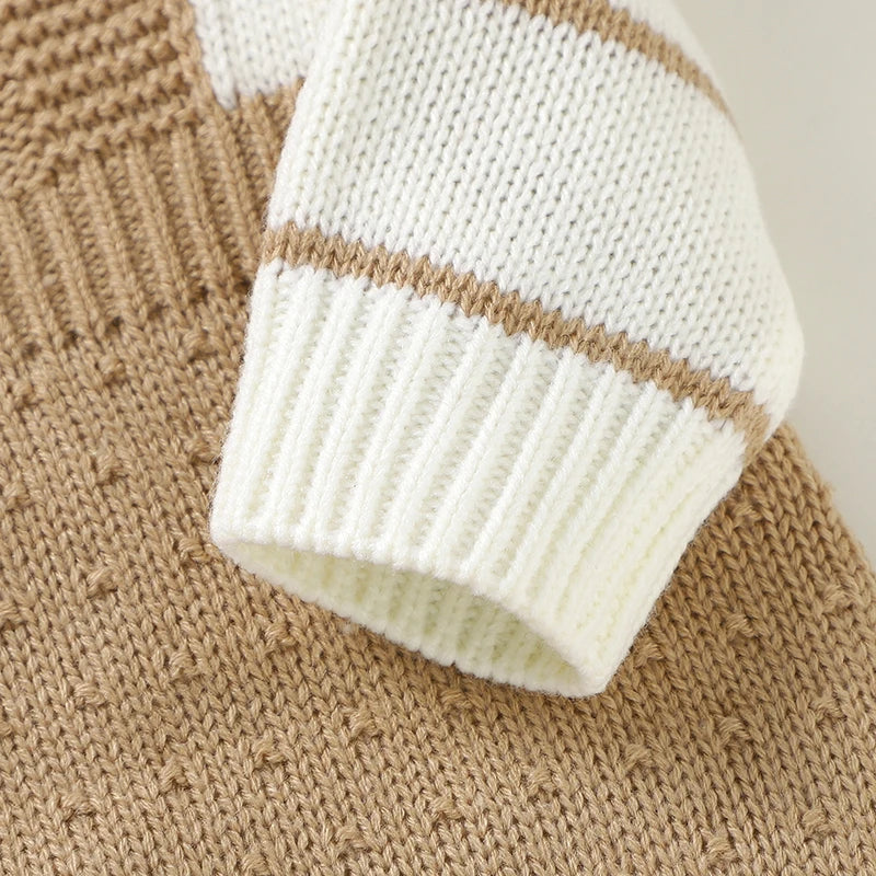 Winter Baby Rompers Autumn Casual Long Sleeve Knitted Newborn Boys Girls Jumpsuits Playsuits One Piece Infantil Overalls Clothes