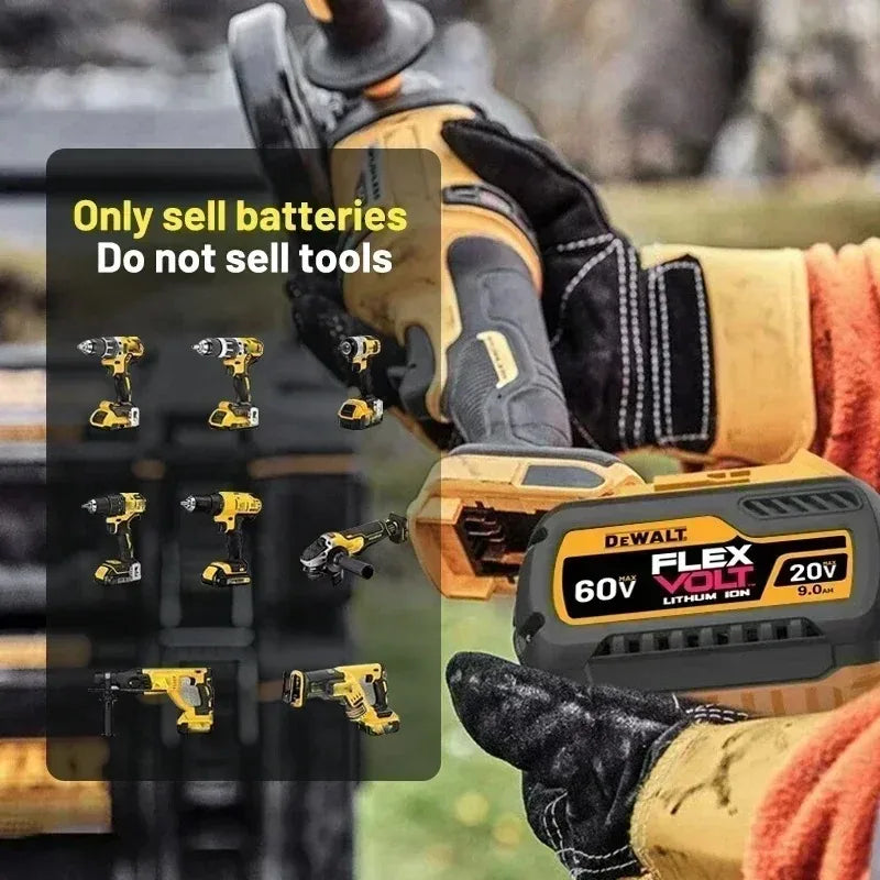 Original DeWalt 20V MAX 5Ah Battery and Charger Kit, DCB205 For Dewalt 20V Cordless Drill Impact Driver Work Light Battery