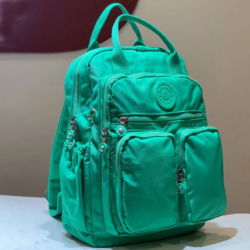 Korean Style Casual Backpack Women Lightweight Mini Backpack for Daily Commute Travel, Cute School Bag