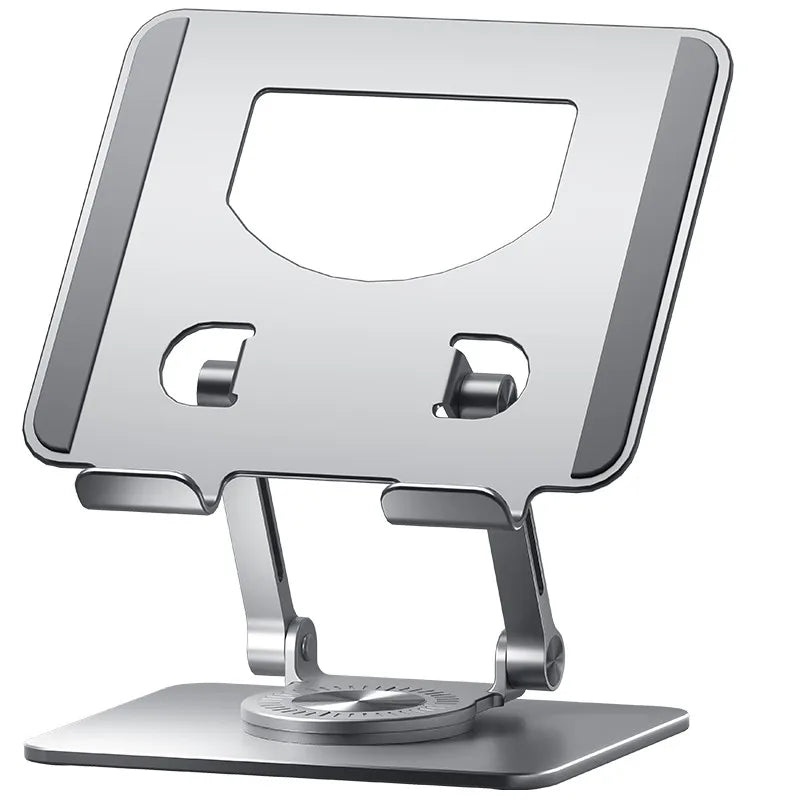 360 Rotation Foldable Laptop Bracket Mobile Phone Tablet Bracket Aluminum Alloy Desktop Lazy Backet Height Adjustable for iPad