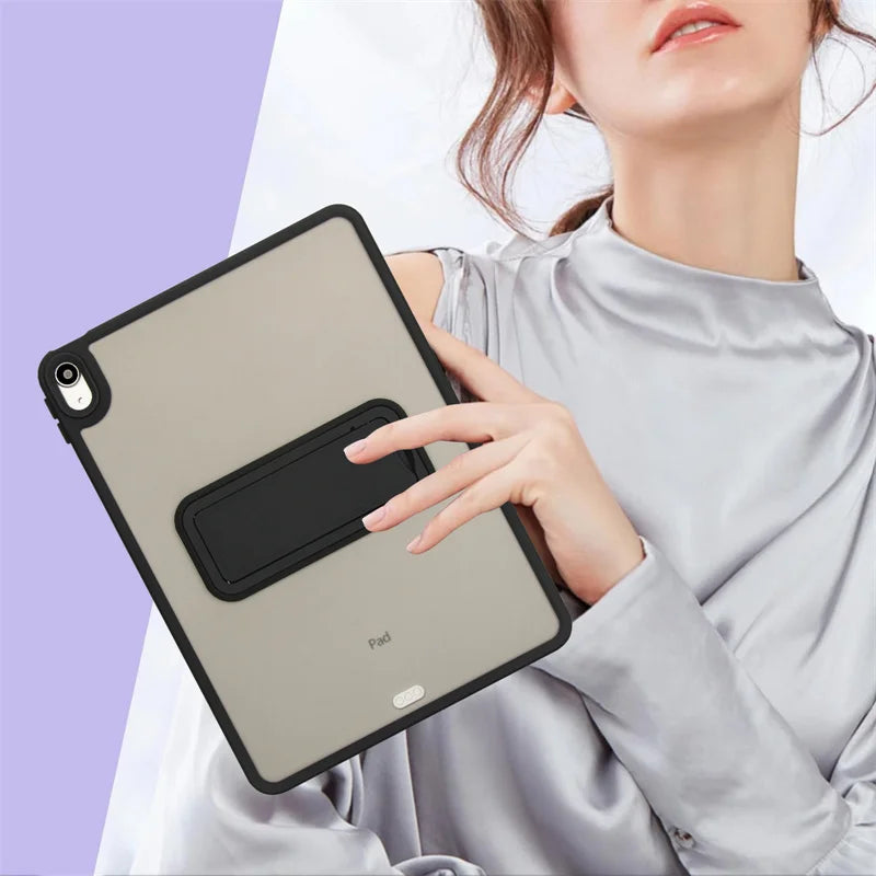 For IPad 5th 6th 9.7" 7th 8th 9th 10.2" Air 4 Air 5 Air 11 A16 11th 2025 Pro11 10th IPad Mini 4 5 6 7 PC+TPU Stand Cover Case