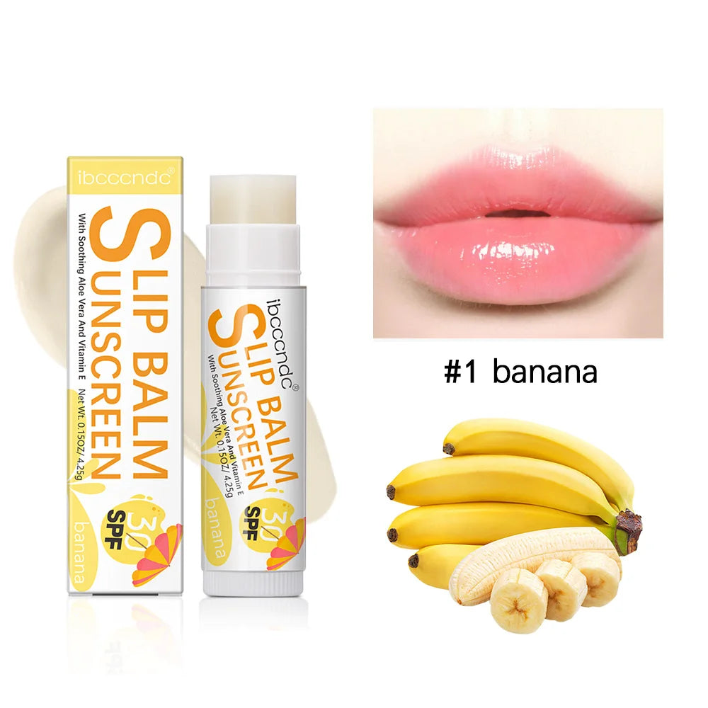 New Sunscreen Lip Balm SPF30 Hydrating Lip Sunblock For Protects Travel Size Sunscreen For Lips Soothes And Moisturizes Lips Sun