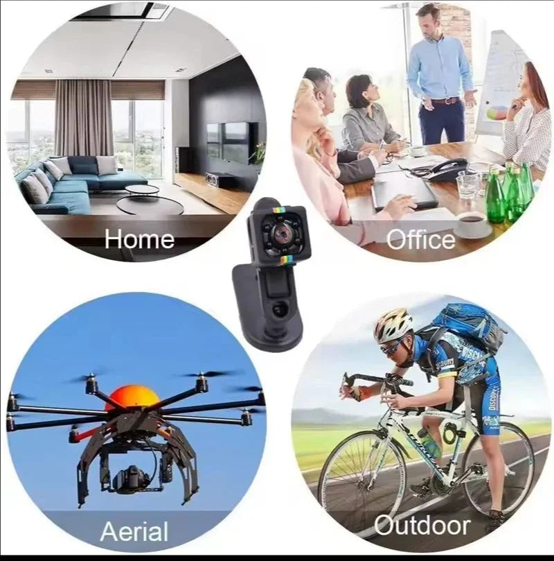 HD Mini Camera 1080P Portable Small Nanny Cam Video Voice Mini DV Recorder Indoor Covert Security Camera For Home Office