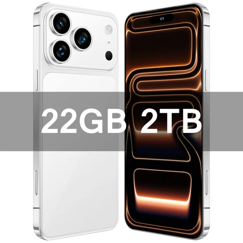 2026 HOT i17 ProMax NEW intelligent 5G standby original dual card dual battery 14 system global Android version 8000mAh JJ6