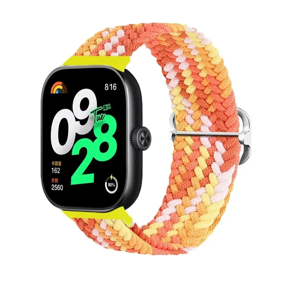Nylon Strap for Xiaomi Redmi Watch 4/5/6 Adjustable Wristband Sport Watchband for Mi band 9 Pro/Mi Band 8 Pro Belt Accessories