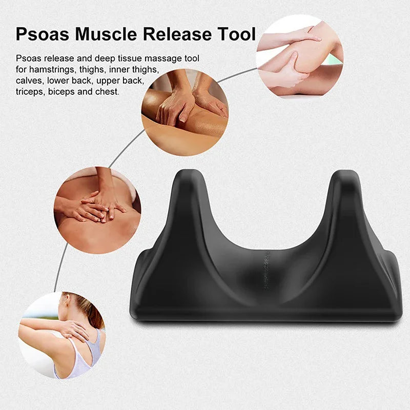 Household Waist Muscle Massager Muscle Release Deep Tissue Massage Tool Back Hip Flexor Thigh Bicep Chest Muscle Release Tool