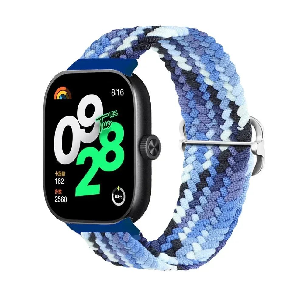 Breathable Strap for Xiaomi Redmi Watch 4/5/6 Nylon Replaceable Wristband Smart watch Belt for Mi Band 9/8 Pro Sport Watchband