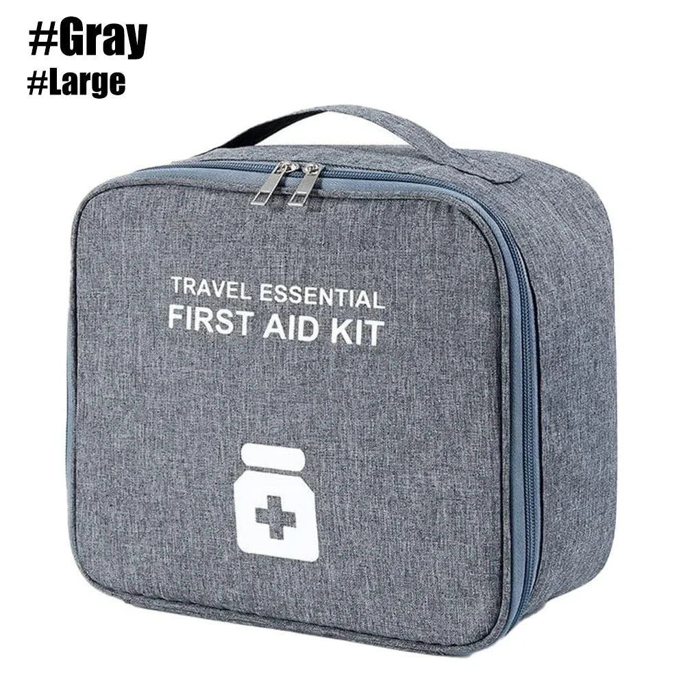 Family First Aid Kit Portable Outdoor Travel Storage Bag Household Large Capacity Layered Medicine Storage Bag