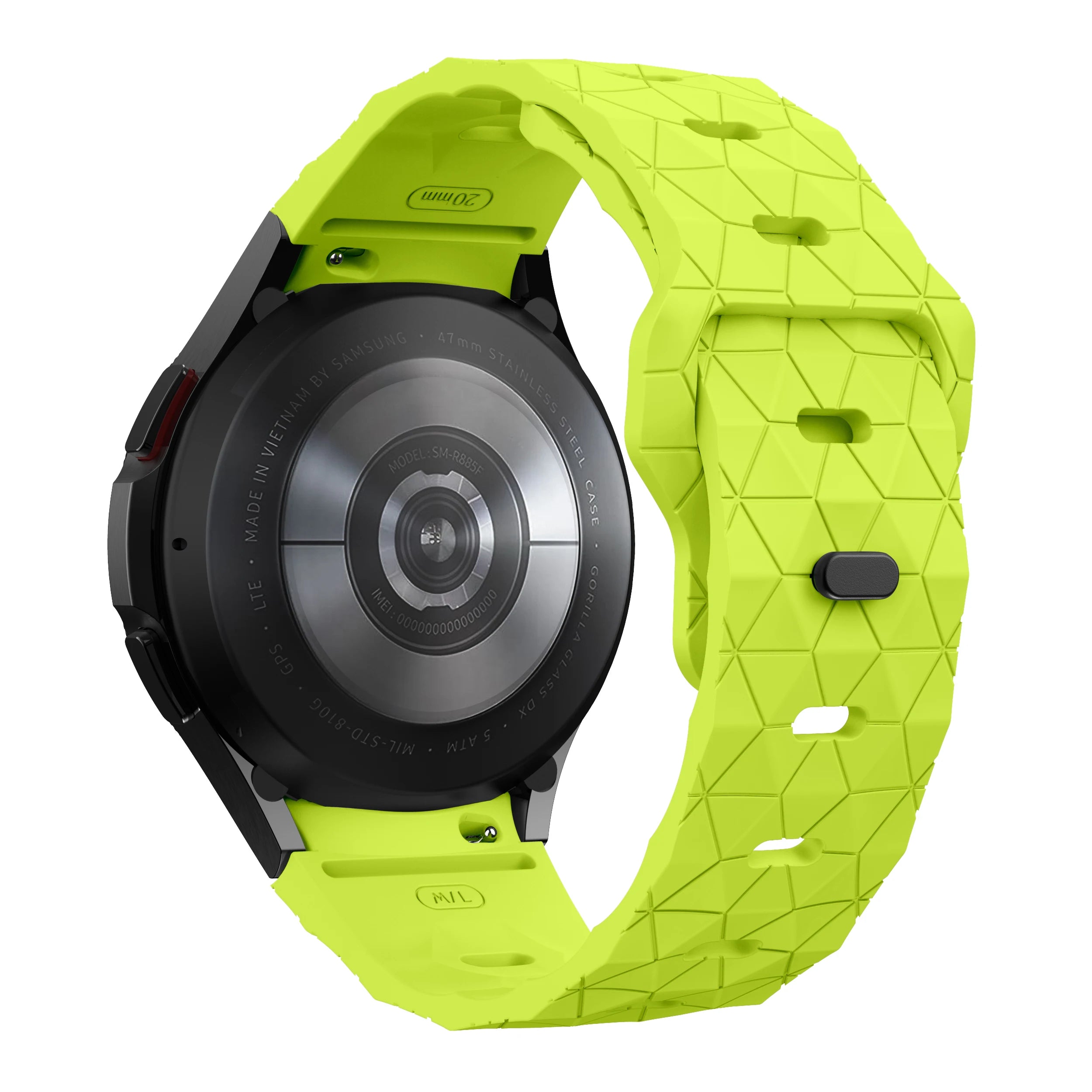 Silicone Band for Samsung Galaxy Watch 6 44mm 40mm/5/6 Classic 43mm 47mm/5 pro 45mm No Gaps 20mm Bracelet Galaxy watch 4 strap