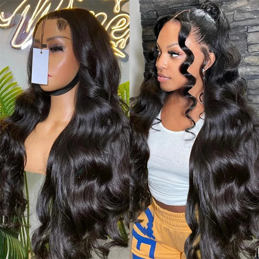 250% Real Density Body Wave ≥98% Human Hair Wig 13x6 HD Transparent Lace Front Wigs For Women 13x4 360 Pre Plucked Lace Frontal