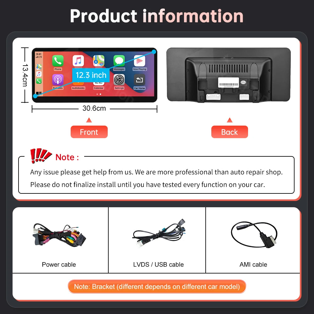 Car Multimedia Display Screen Wireless CarPlay Android Auto For Mercedes-Benz CLS W218 2010-2014 With Airplay Mirror Link