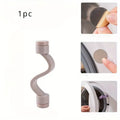 1pc laundry door safety lock - ventilated and anti mold, washing machine and bathtub protection clip, 0.79X3.94 inches