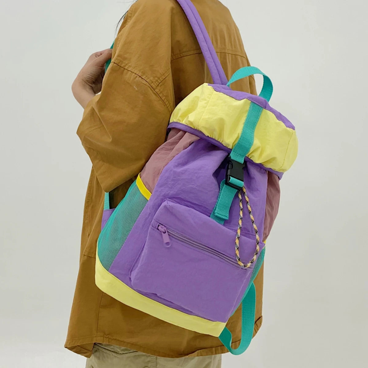 Outdoor Sports Backpack for Women, New Cycling Bag, Travel Backpack, Spring Outing Lightweight Multi-Functional Mountaineering Bag, Climbing Bag, Large Capacity Hiking Backpack