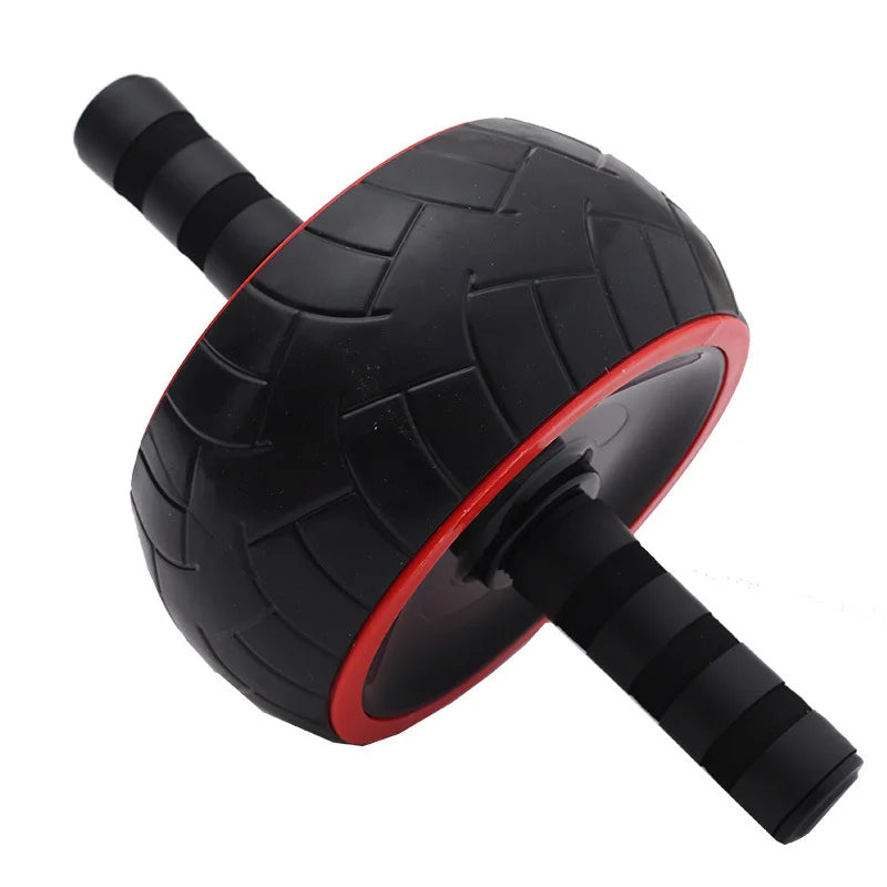 1PC Single-Wheel Mute Abdominal Wheel for Household Exercise Rubber Roller Muscle Building Core Strength Training Equipment