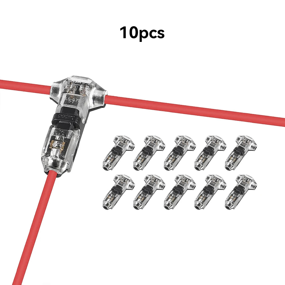 T-Type Wire Connector Set – 10 or 20 Pieces