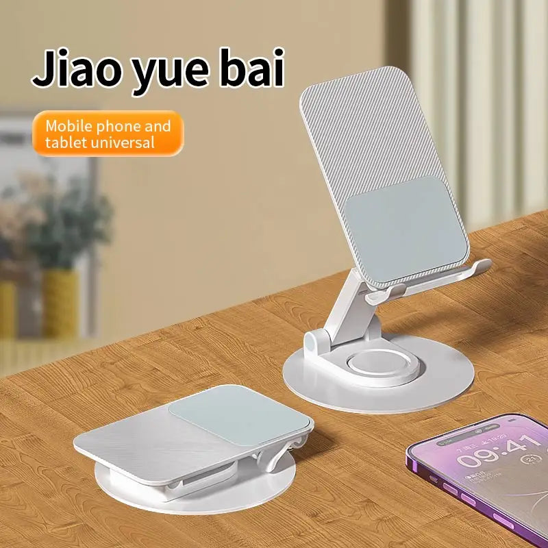 Universal Aluminum Alloy Foldable Desk Phone Holder Mount Stand For iPhone 15 14 Mobile Phone Holder Tablet Desktop Metal Holder