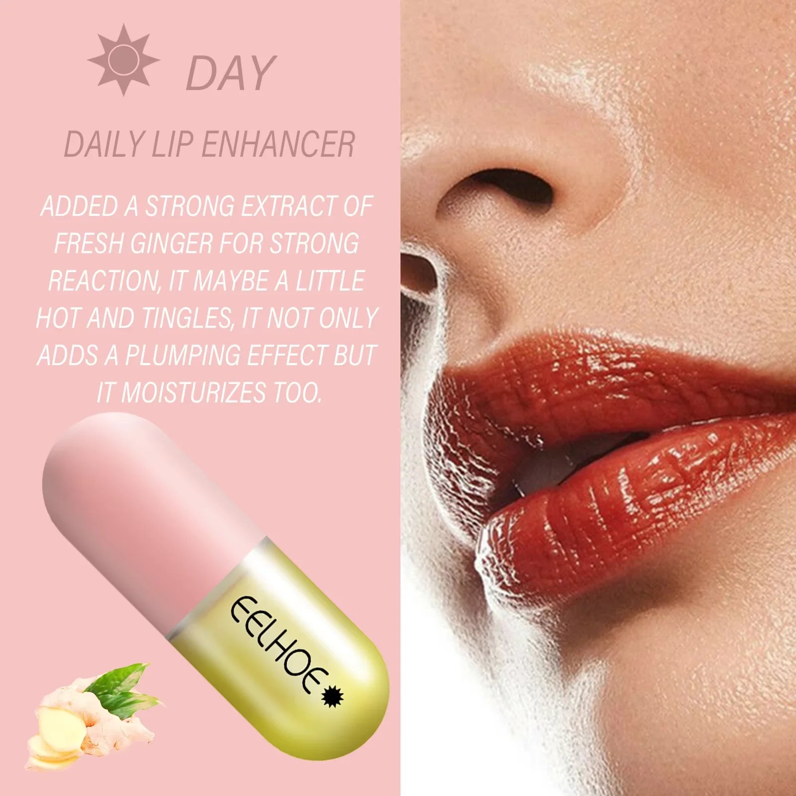 EELHOE Lip Balm Moisturizing Anti Cracking Lip Hydrating Long Lasting Anti-drying Repair Lip Lines Increase Elasticity Lipstick