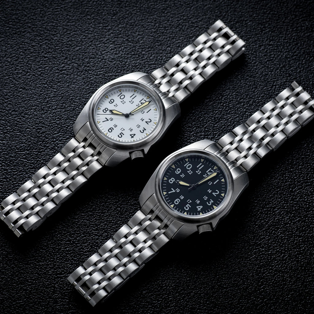 Sapphire Crystal Men Watches Japan movement waterproof 5Bar Swimming Luxury Business Stainless Steel vintage Pilot Men watch