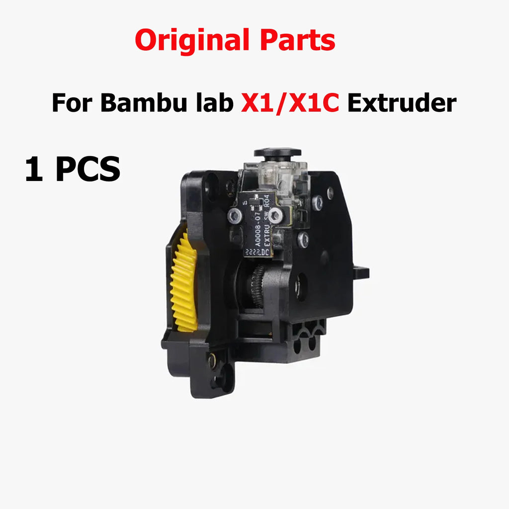 Original Hardened Steel Extruder Unit For Bambu lab P1/X1 Series Extruder For P1S P1P For Bambu lab Hotend Extruder Gear