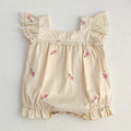 New Summer Newborn Clothes Kids Baby Girls Rompers New Infant Kids Baby Girls Sleeveless Embroider Flower Baby Rompers Clothes