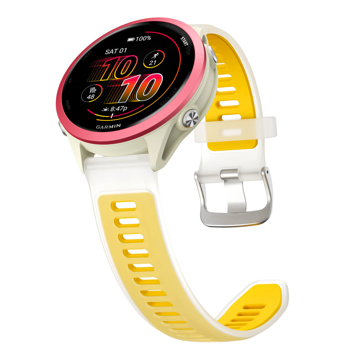 18/20/22mm Silicone Strap for Garmin Forerunner 170 70 165 265 55 245 570 47/42mm Bracelet Garmin Venu 4 45/41mm/Active 6 5 Band