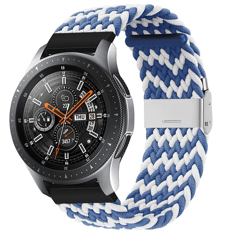 20mm 22mm Nylon strap for Samsung Galaxy Watch 3 42mm 46mm Gear S3 Active 2 Watch Adjustable Bracelet For Amazfit Huawei Correas