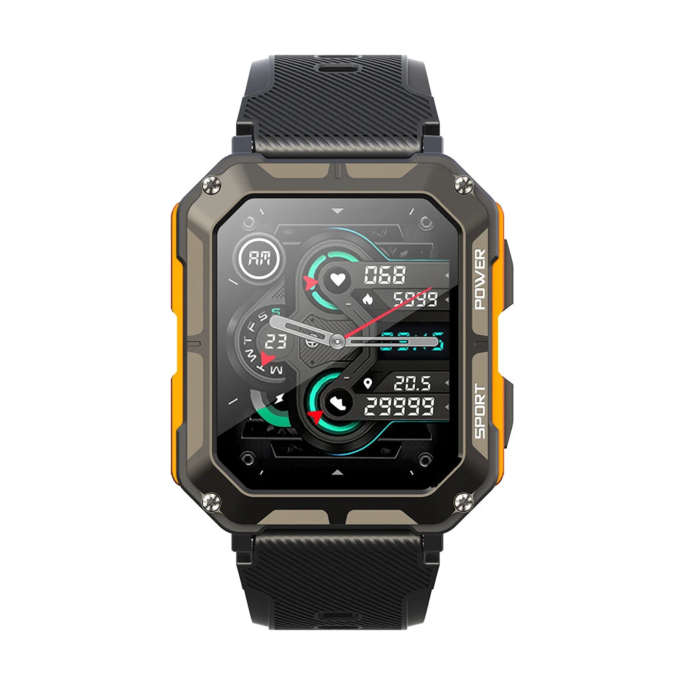 LEADOYS Ultra Smart Watch for Men Sports Tracking Sleep Monitoring Call & Message Alerts - Perfect Christmas & Halloween Gift
