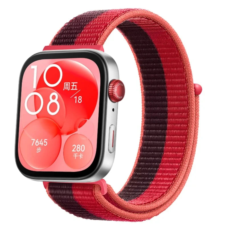 Nylon Loop Strap For Huawei Watch Fit 5/4/3 Sport Breathable Replacement Bracelet Wristband Huawei Watch Fit 4 5 Pro Accessories