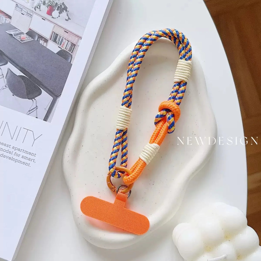 1Pc Short Wrist Strap Phone Case Connection Piece Phone Case Universal Jewelry Accessories Anti slip and Anti fall Portable Pend