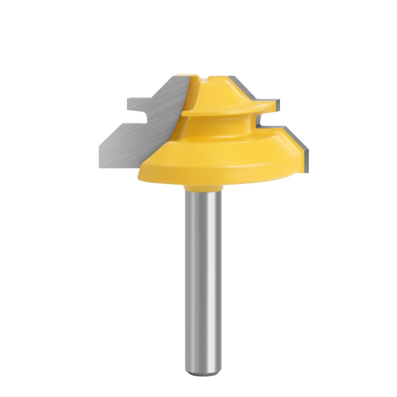 45 Degree Milling Knife Durable Splicing Woodworking Milling Cutter Slotting Smooth Trimming Machine Tool Head 1pc