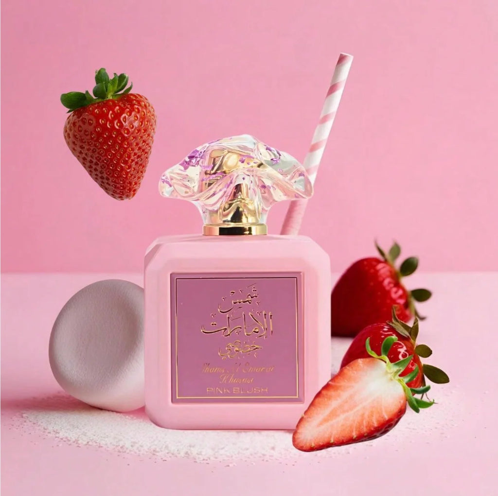Pink Blush Shams Al Emarat Khususi, Marshmallow Blush Perfume for Women, Eau de Parfum - 100ml (3.4oz)