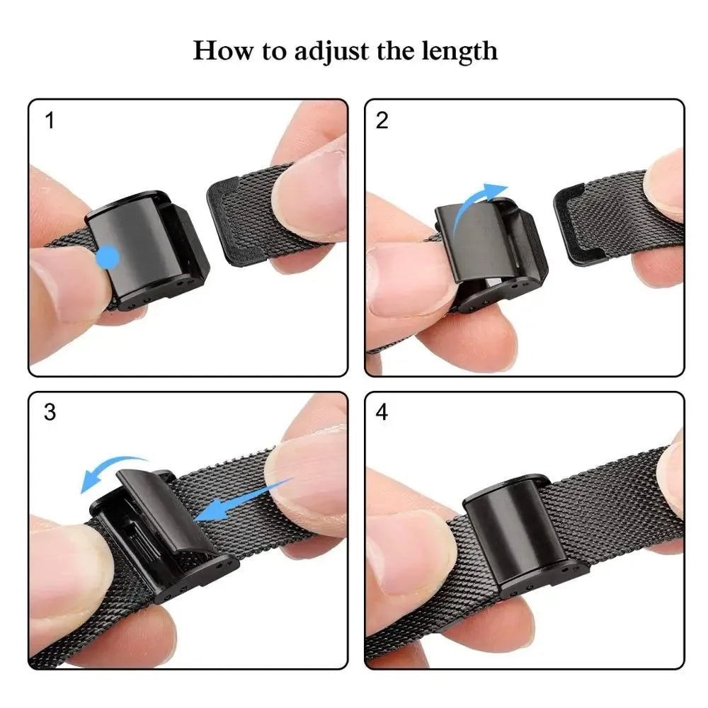 Milanese Strap for Apple Watch 44mm 40mm 45mm 41mm 46mm 42mm 38 49mm Metal Bracelet iWatch Series 11 10 Ultra 9 8 7 6 5 SE3 band