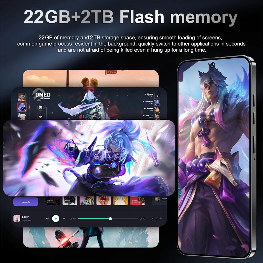 2026 NEW For i17 Pro Max Smartphone Original 7.0HD Cellphones 5G Dual Card Mobile Phones 8000mAh Android 15 Unlocked Cell Phone