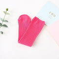 Children's High Knee Socks Kids Baby Cotton Candy Color Stockings Long Leg Warmers Cute Socks for Girl 3-12Y Children Clothes