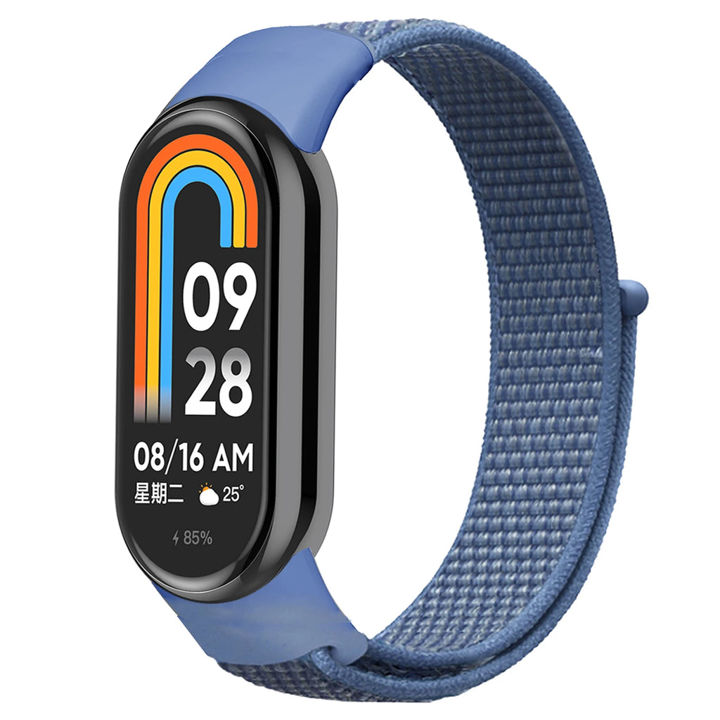 Nylon Loop for xiaomi Mi Band 10 9 8 Straps SmartWatch Wristband Correa Replacement Sport Pulsera for Miband 7 6 5 4 3 Bracelet