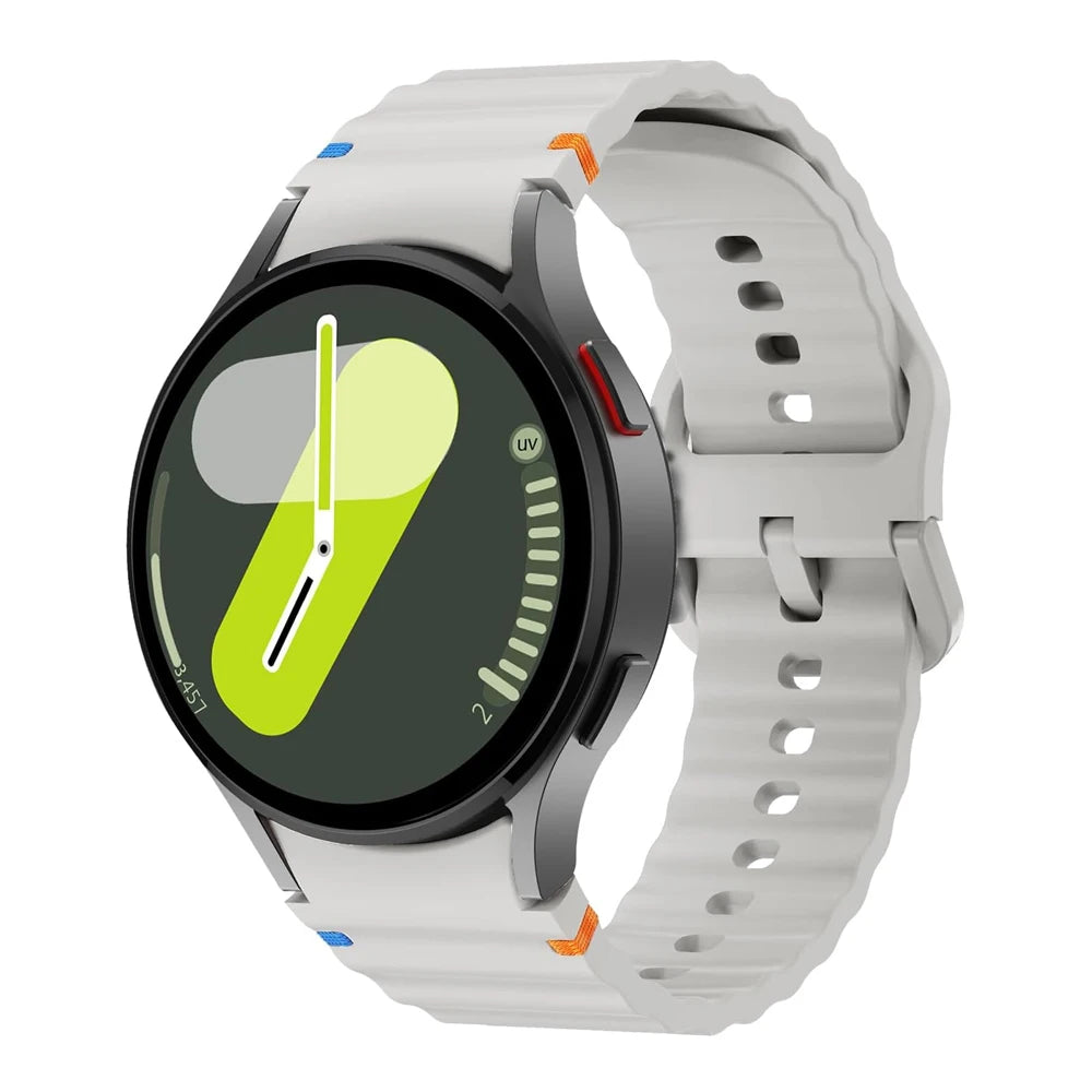 Original Sport Straps for Samsung Galaxy watch 4/5 Pro/6/7/6 classic 44mm 40mm 45 Silicone bracelet correa Galaxy watch 7 Band